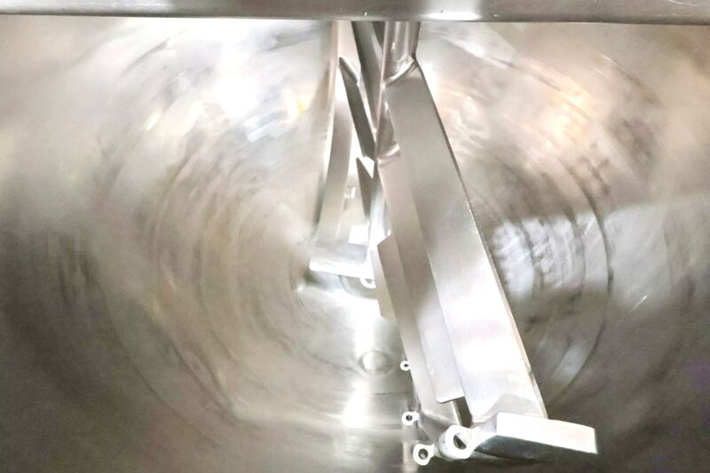 80 gallon Lee #80D5T, Double Motion Jacketed Mix Kettle w/ Scrape Agitation, Stainless Steel, 90 psi @ 332&deg;F - Image 4