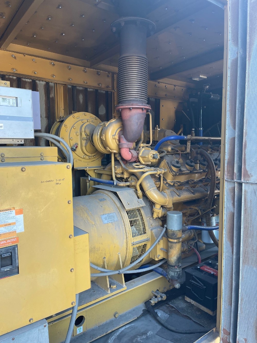 450 KW Caterpillar #G3412, Enclosed Natural Gas Generator, 480 Volts - Image 1