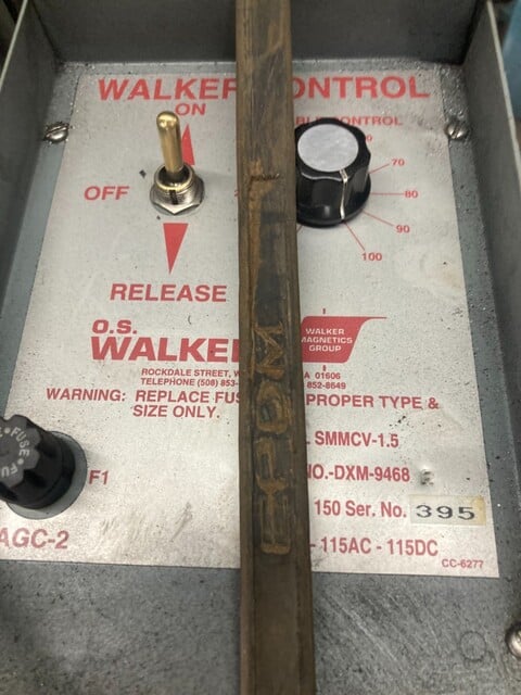 6" x 12" Mitsui, Manual Horizontal Spindle Surface Grinder, 2 HP, 208-240 Volts, 1PH, 1987 - Image 3
