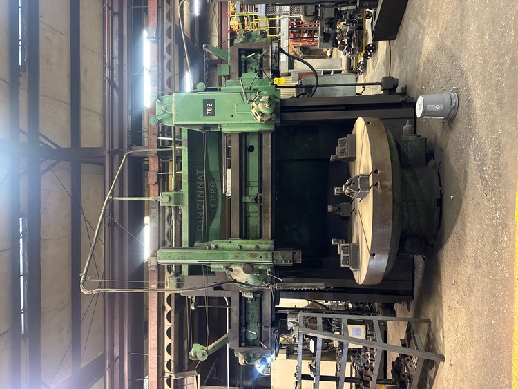 90" Cincinnati #Hypro, vertical turret lathe - Image 2