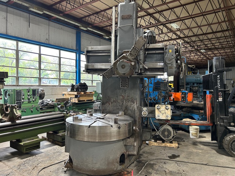 48" Webster & Bennett, vertical turret lathe - Image 3