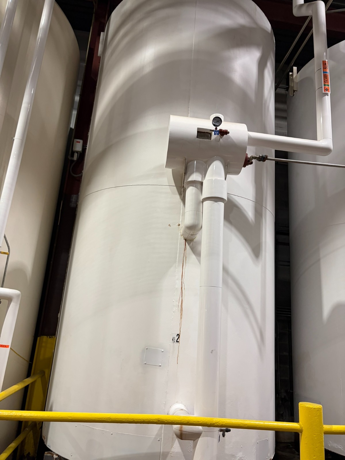 Cherry Burrell, 9000 gallon 304 Stainless Steel refrigerated silo tank, agitator - Image 3