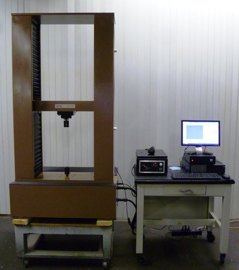Instron / Satec #APEX-T30000, 30K (150kN), 48" testing opening, 22" btwn columns/screws, - Image 1