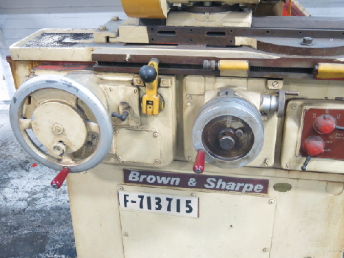 8" x 14" Brown & Sharpe #814U ValueMaster, power table, inch/metric handwheels, 1980, #154081 - Image 3
