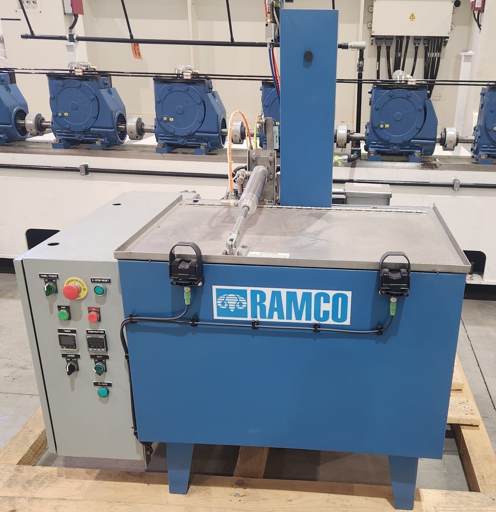 Ramco Migi-Kleen Hot Air Knife Dryer #MK30EBSS, Industrial Parts Dryer, Auto Cycle, Oscillating Platform, Air - Image 1