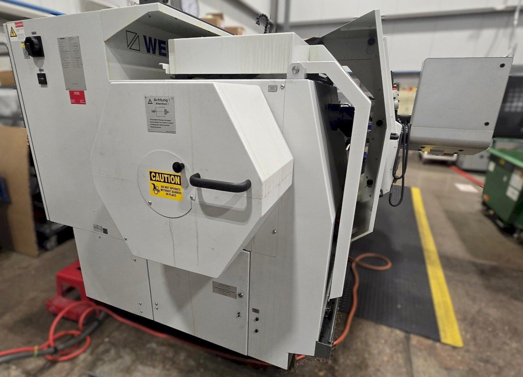 Weiler #E80X4500, flat bed CNC lathe, 34" swing, 20" SOCS, 31" chuck, 4-jaw, 6.5" bore, 177" centers, 48 HP - Image 8