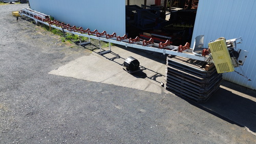 Feeder Hopper w/ Conveyor & McLanahan Cross Belt Sampler, 24" wide x 85' long Superior belt conveyor, 15 HP - Image 3