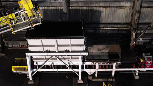 Feeder Hopper w/ Conveyor & McLanahan Cross Belt Sampler, 24" wide x 85' long Superior belt conveyor, 15 HP - Image 8