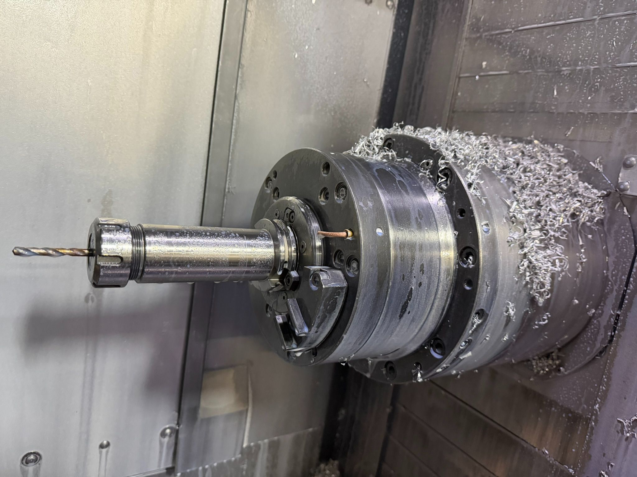 Mori Seiki #NH-4000DCG, 4-Axis CNC Horizontal Machining Center, 22" X, 22" Y, 24.8" Z, 5.51" max. tool - Image 4