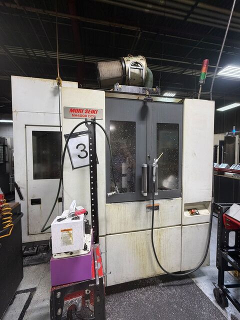 Mori Seiki #NH-4000DCG, 4-Axis CNC Horizontal Machining Center, 22" X, 22" Y, 24.8" Z, 5.51" max. tool - Image 8