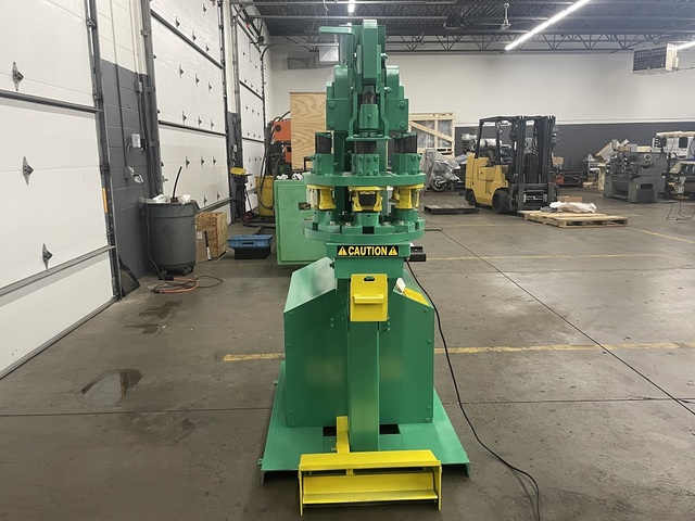 3" x 3" x 3/8" Uni-Hydro #ST56, Ironworker, 56 ton, Super Turret, 10-station, 6" throat, 7 SPM, 1200 psi, 5 - Image 3