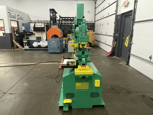 3" x 3" x 3/8" Uni-Hydro #ST56, Ironworker, 56 ton, Super Turret, 10-station, 6" throat, 7 SPM, 1200 psi, 5 - Image 7