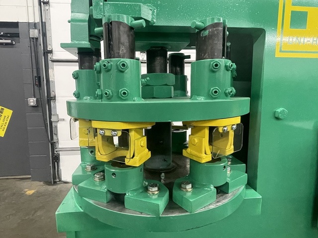 3" x 3" x 3/8" Uni-Hydro #ST56, Ironworker, 56 ton, Super Turret, 10-station, 6" throat, 7 SPM, 1200 psi, 5 - Image 9