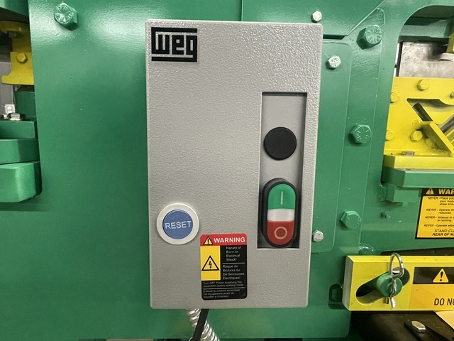 3" x 3" x 3/8" Uni-Hydro #ST56, Ironworker, 56 ton, Super Turret, 10-station, 6" throat, 7 SPM, 1200 psi, 5 - Image 10