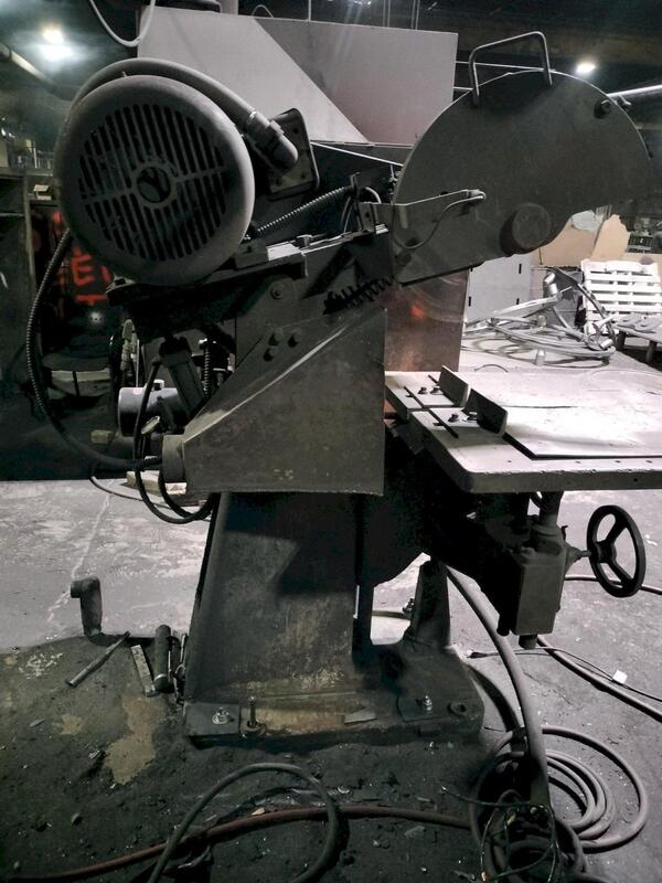 Tabor, Cut-Off Saw, 25 HP motor, power hydraulic assist - Image 2