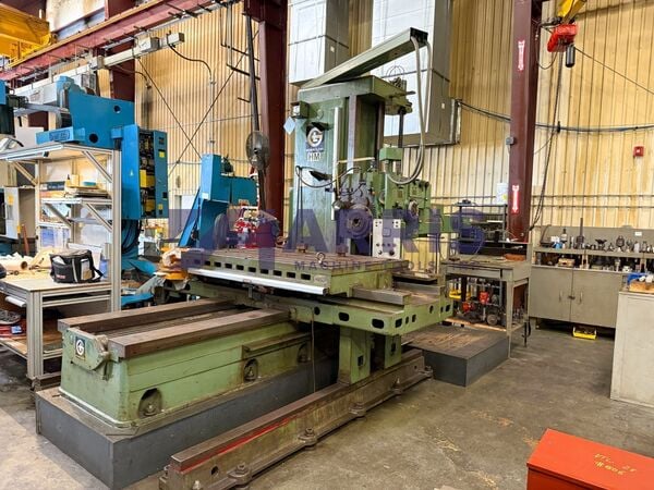 5" Giddings & Lewis #DP5-T, Table Type Horizontal Boring Mill - Image 2
