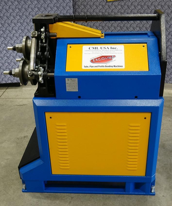 2-1/2" x 2-1/2" x 1/4" Ercolina #CE50H3, angle roll, 50mm diameter, 10 ton, 9 RPM, w/ tooling - Image 7
