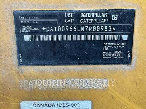 Cat 966L, Wheel Loader, 584 hours, S/N: M7R00983, 2024 - Image 6