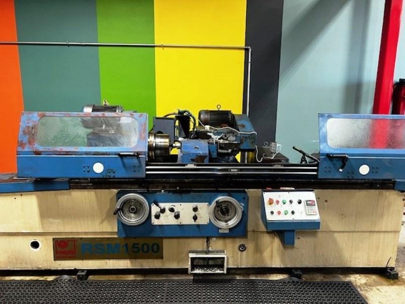 Knuth #RSM-1500, conventional cylindrical grinding machine, magnetic & cloth coolant filtration, 2013 - Image 1