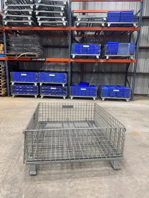 Nashville Wire, Folding Wire Container, 4000 lb. capacity - Image 3