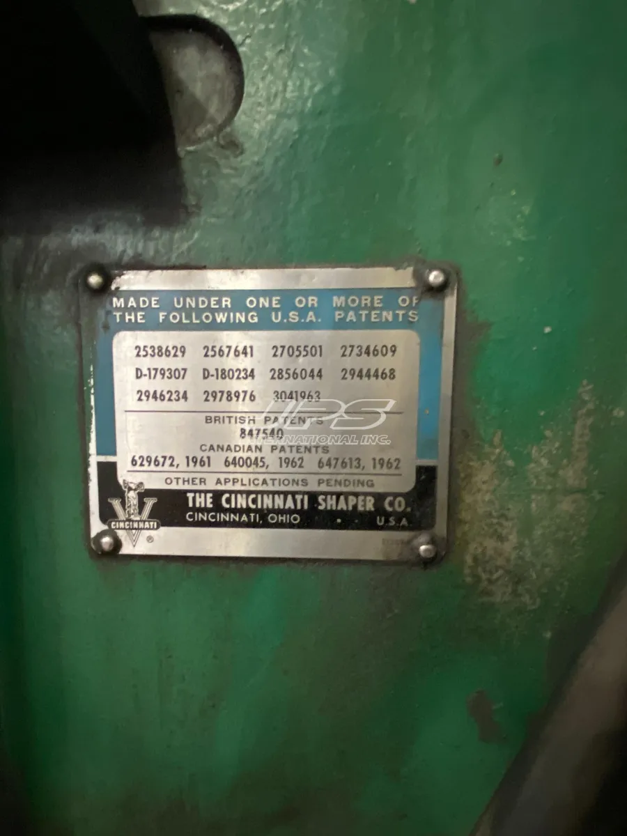 400 Ton, Cincinnati #400H12, Hydraulic Press Brake, 12' overall length, 12" stroke, 1964 - Image 8