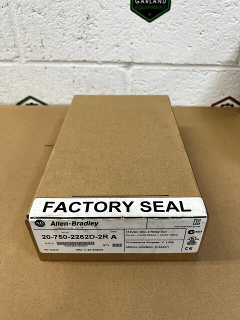 Allen-Bradley #20-750-2262D-2R, PowerFlex 750 Series I/O Module, 115 VAC digital inputs, 2 relay outputs - Image 5