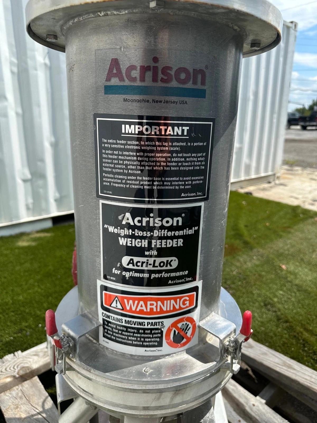 Acrison #406-5-10-170-00-BC/2, Volumetric Feeder, 1/4 HP Marathon Motor @ 1725 RPM, stainless steel hopper - Image 6