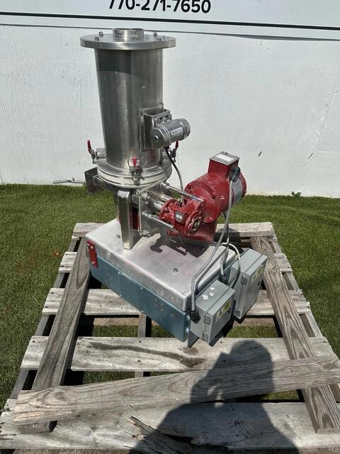 Acrison #406-5-10-170-00-BC/2, Volumetric Feeder, 1/4 HP Marathon Motor @ 1725 RPM, stainless steel hopper - Image 9