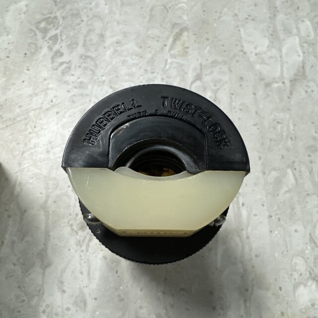 Hubbell #HBL2823, Twist-lock Connector Body, 277/480 VAC, 30A, L22-30R, 4P, 5W - Image 6