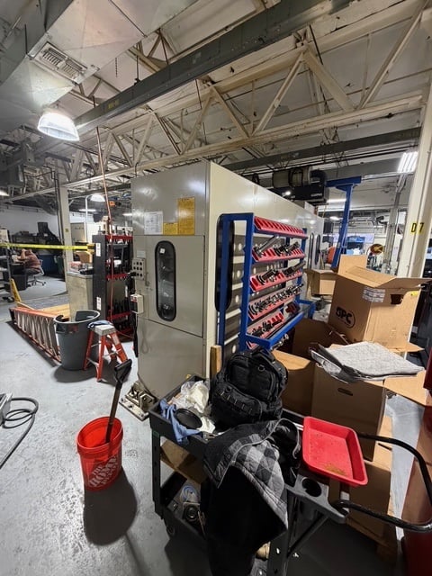Mitsui-Seiki #HU63A, horizontal machining center, 35" X, 31" Y, 31" Z, 10000 RPM, 40 HP, 120 automatic tool - Image 3