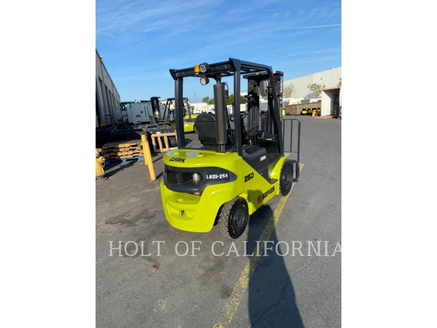 Clark S25D, Forklift, 1507 hours, S/N: S232D027212004, 2022 - Image 3