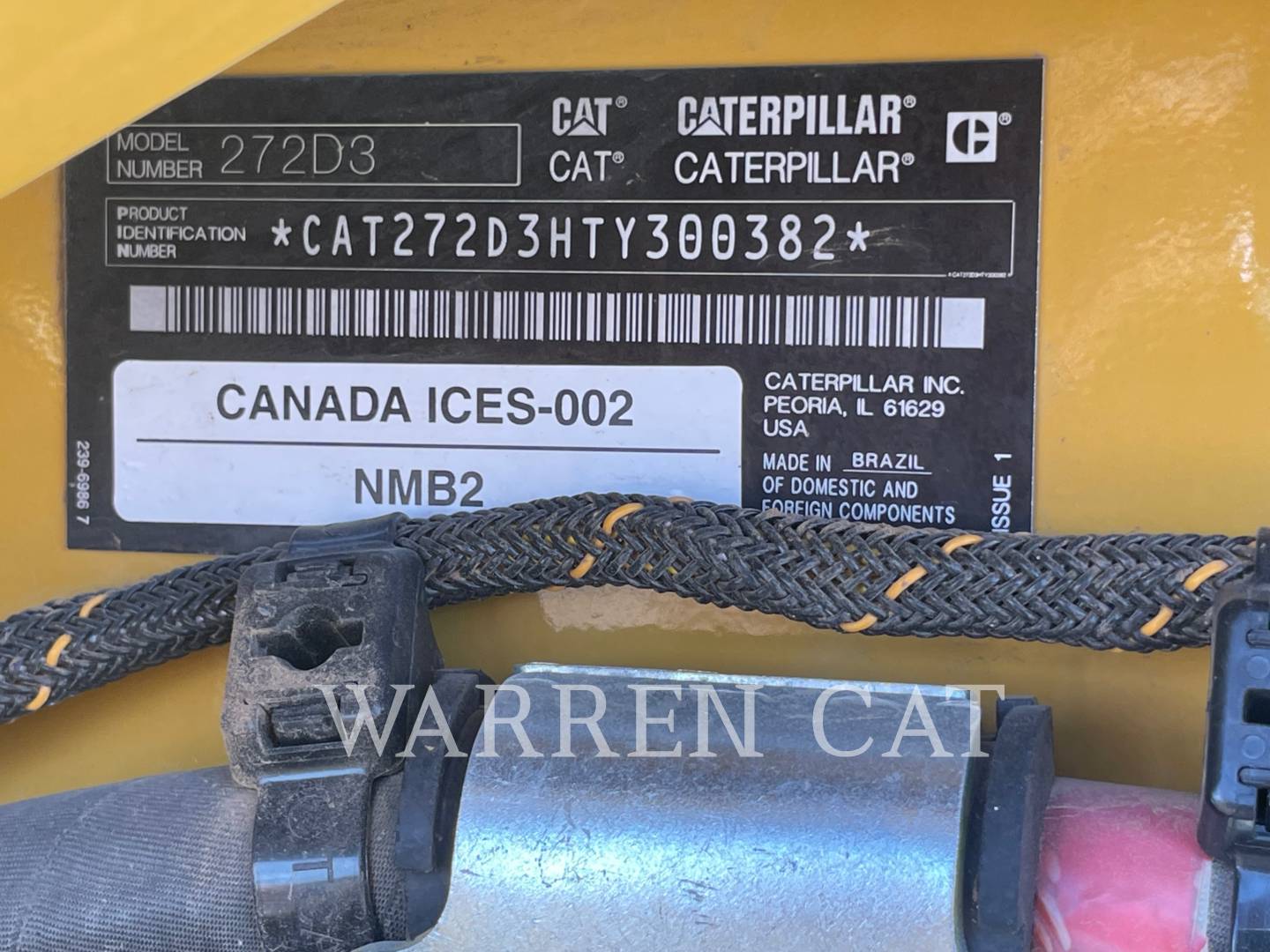 Cat 272D3 C3H2, Skid Steer Loader, 108 hours, S/N: TY300382, 2024 - Image 6