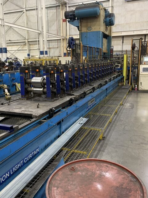 24 Stand, Dreinstern, roll form line, 20" width, 1.5mm thickness, 2.5" shaft diameter, R to L, 60M/m - Image 2