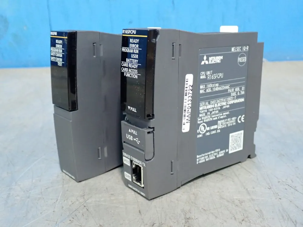 Mitsubishi #R16SFCPU-Set, Programmable Controller, 5 VDC, New, 2016 - Image 1