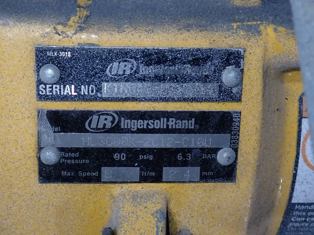 3 Ton, Ingersoll-Rand #HL3000K-2C12-C10U, Electric Chain Hoist, 2.4 mm, 90 psig, 8 FPM - Image 6
