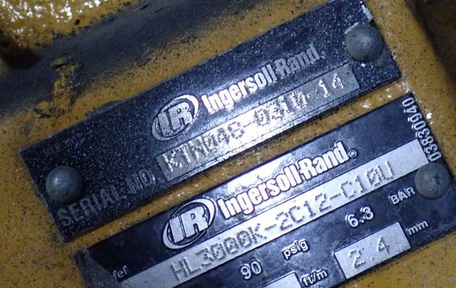 3 Ton, Ingersoll-Rand #HL3000K-2C12-C10U, Electric Chain Hoist, 2.4 mm, 90 psig, 8 FPM - Image 8