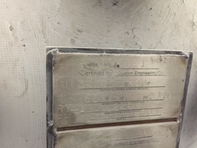 12" x 228" Melco Steel, Hydroclave, 3170 psi, 400&deg;F - Image 3