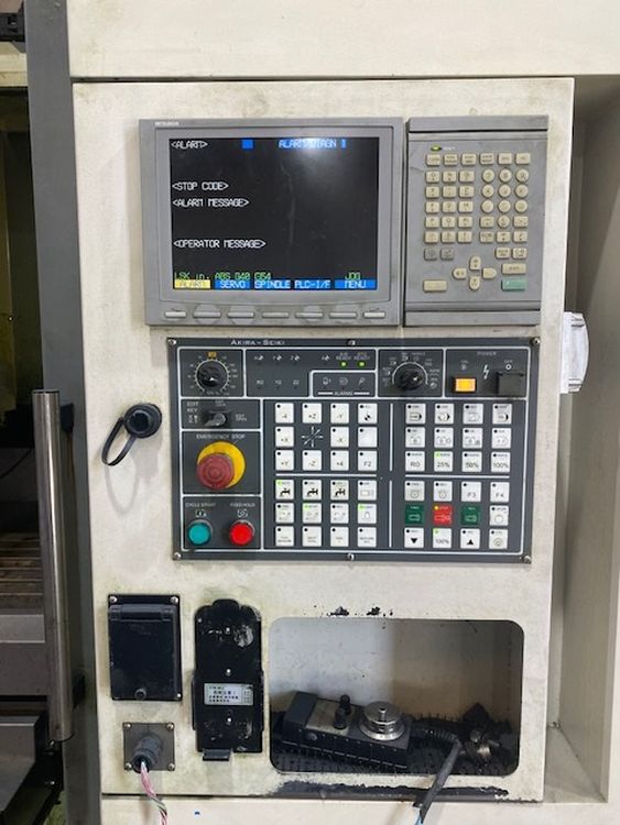 Akira-Seiki #SV1300, CNC vertical machining center, Mitsubishi Control, 50" X, 20" Y, 25" Z, 14000 RPM, 24 - Image 3