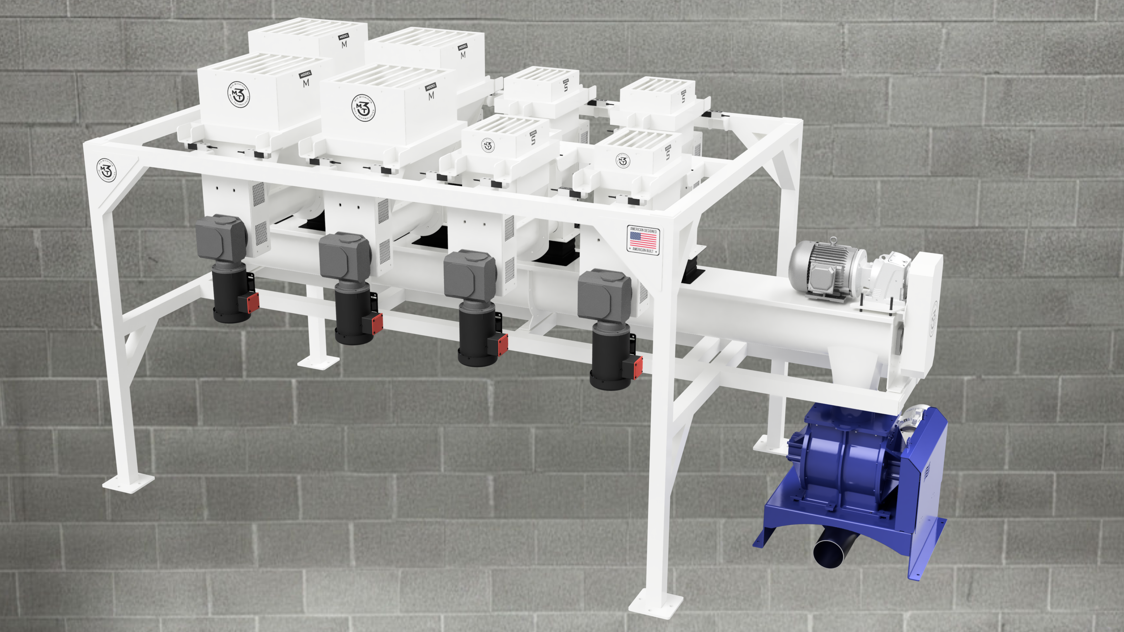 loss-in-weight & gain-in-weight batch metering system, 3MT #PSM, Multi-Ingredient Pellet Production - Custom - Image 9