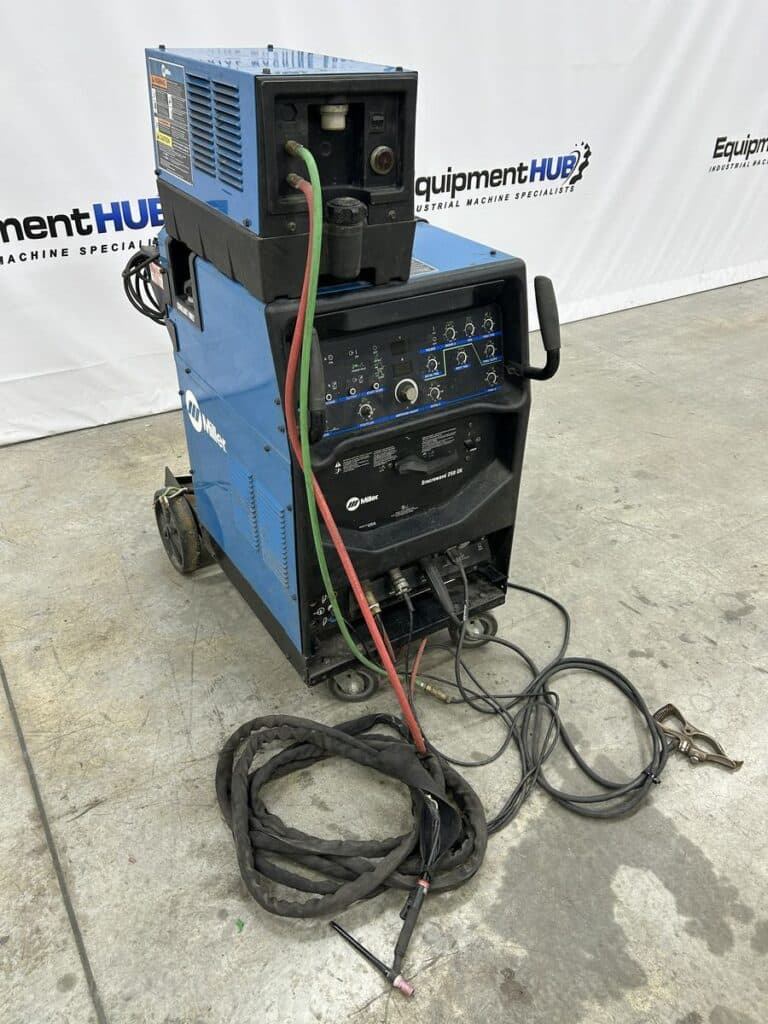 Miller #Syncrowave-250DX, AC/DC tig welder with Miller Coolmate 3 coolant system, tig torch - Image 2