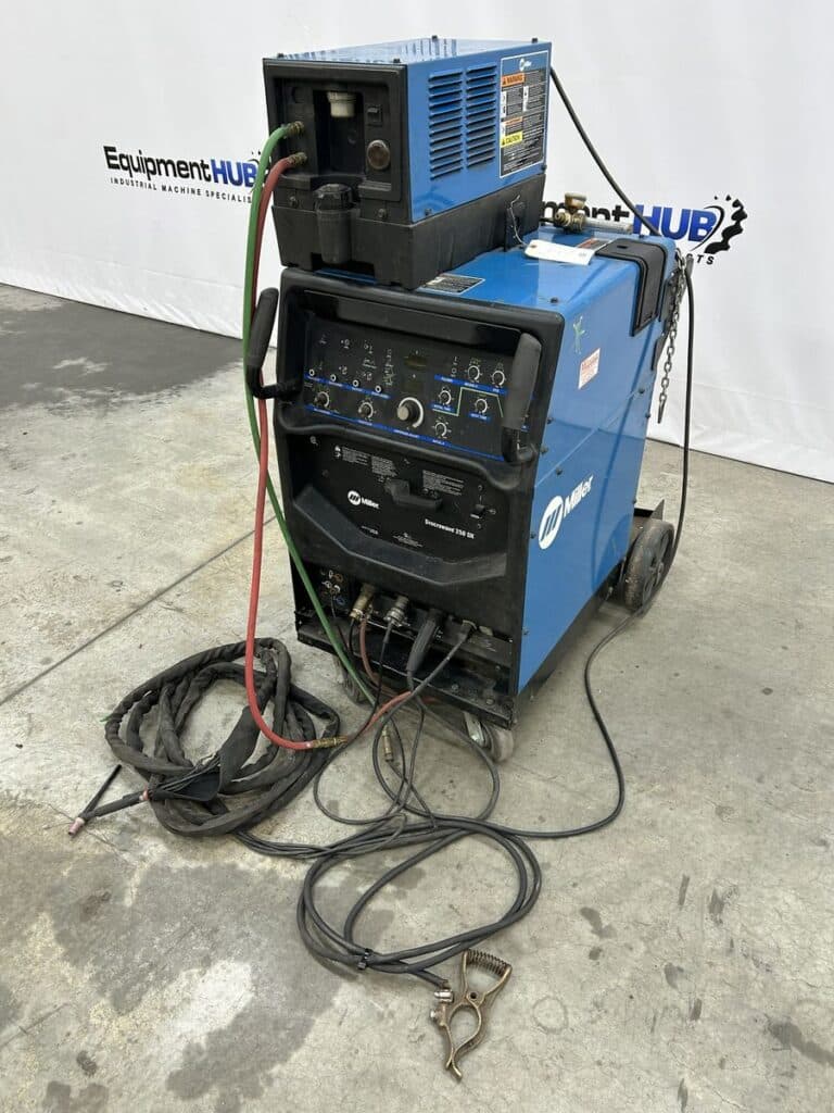 Miller #Syncrowave-250DX, AC/DC tig welder with Miller Coolmate 3 coolant system, tig torch - Image 3
