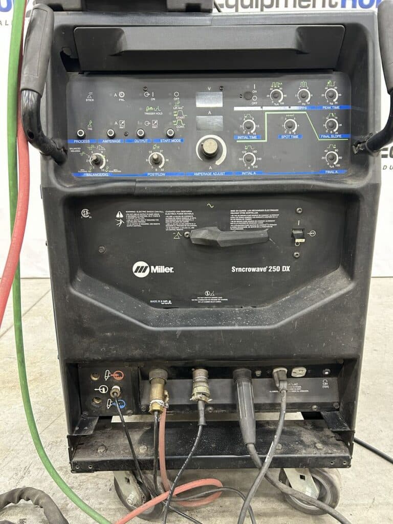 Miller #Syncrowave-250DX, AC/DC tig welder with Miller Coolmate 3 coolant system, tig torch - Image 7