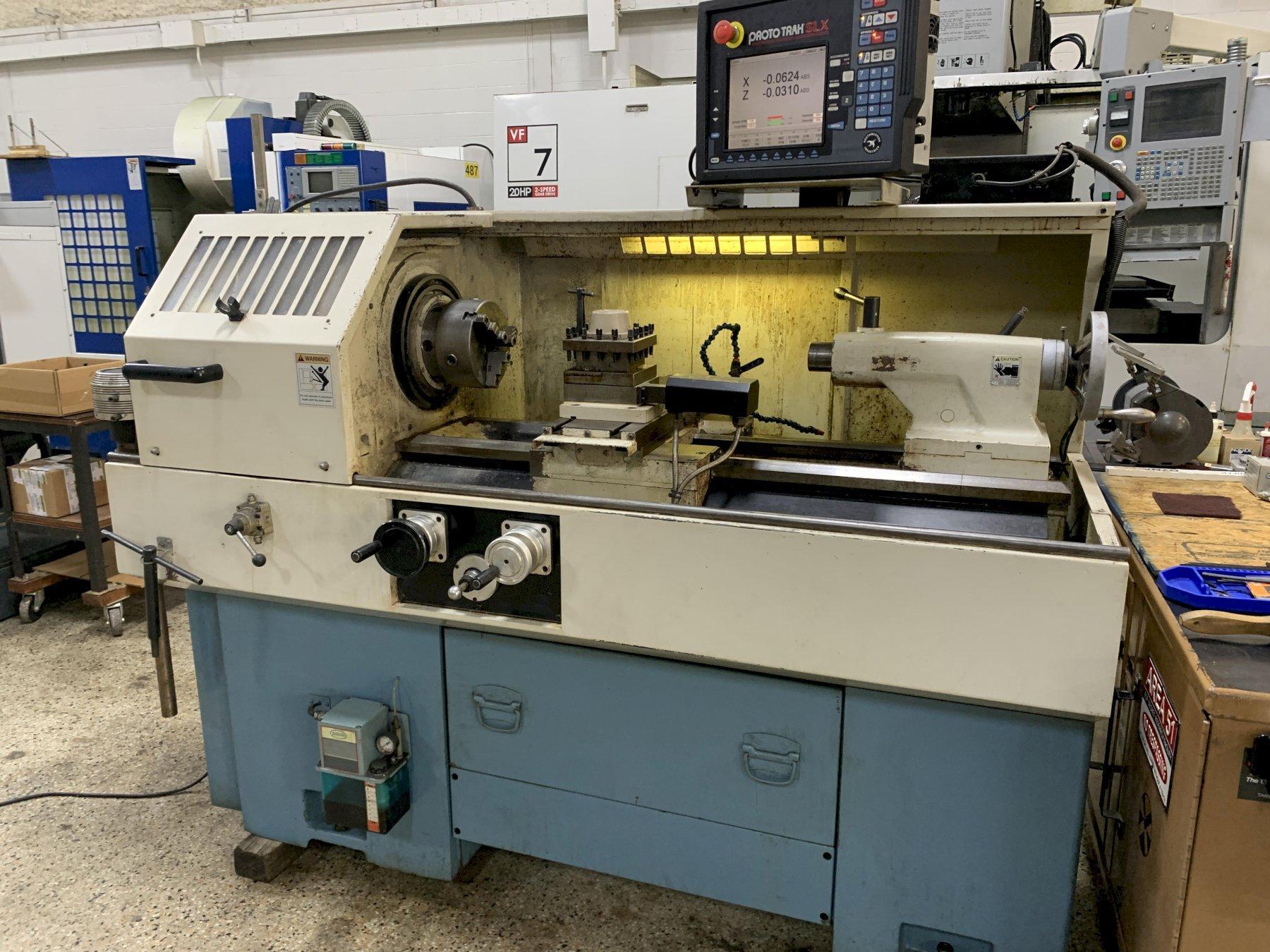 SWI TRAK #TRL-1630SX, CNC Flat Bed Lathe, Prototrak SLX - Image 1