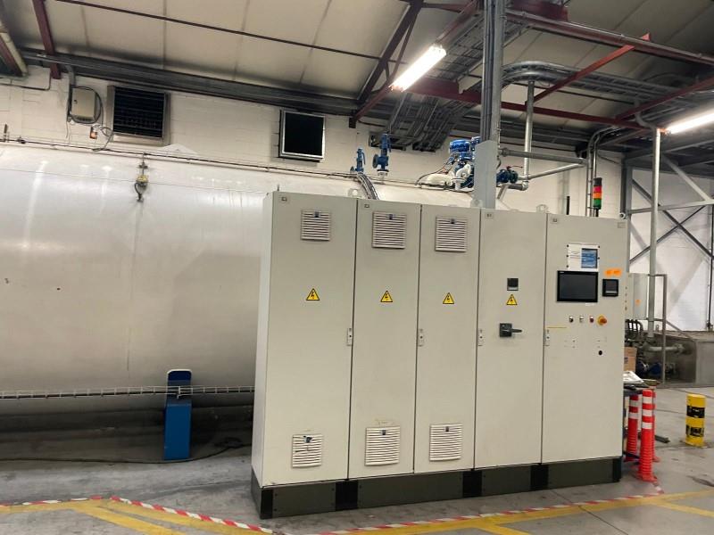 102" x 394" Marca-Olmar #AT2600/10000, Autoclave, 660 KW electric open coil heaters, 180,000 liters, 305 psi - Image 2