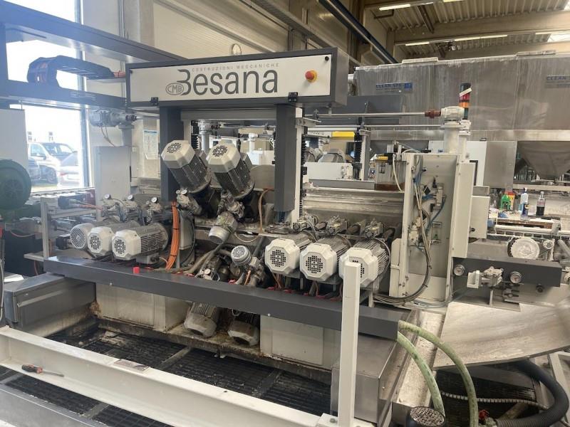 CMB-Besana #SQT.10L, Glass Double Edger Line w/ Horizontal Washer, 59" x 98" max. glass size, 3-40 mm - Image 1