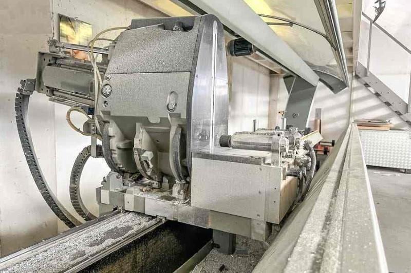 20' Emmegi #Precision-T2-Pneumatica-TU/5, Twin-Head Double Miter Saw, 19.69" saw blade diameter, 5.5 HP, 2250 - Image 5