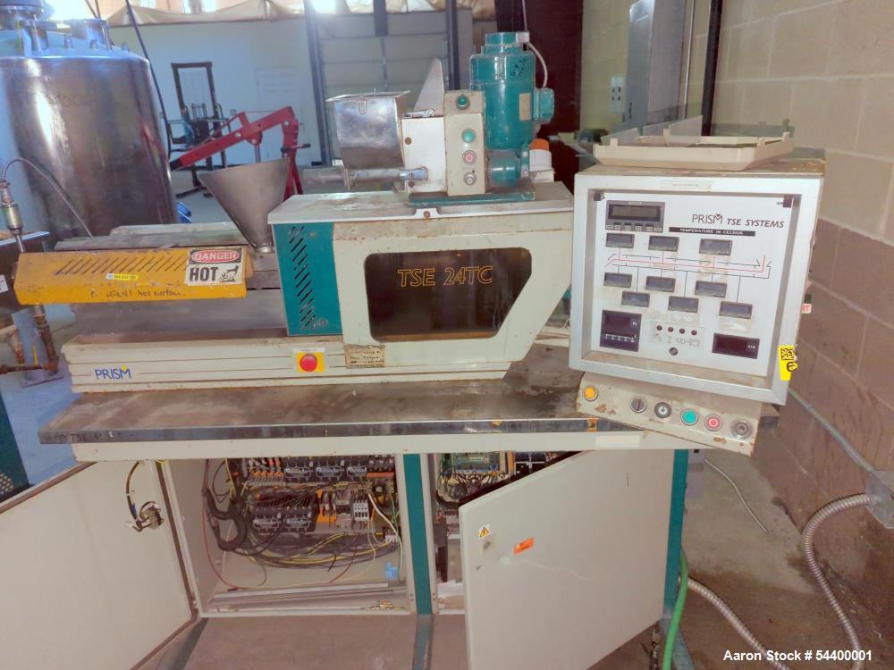Prism #VARICUT-24, Pelletizing Line, 24mm, 25:1 L/D, 6 zone, TSE-24TC Extruder, 1996 - Image 2