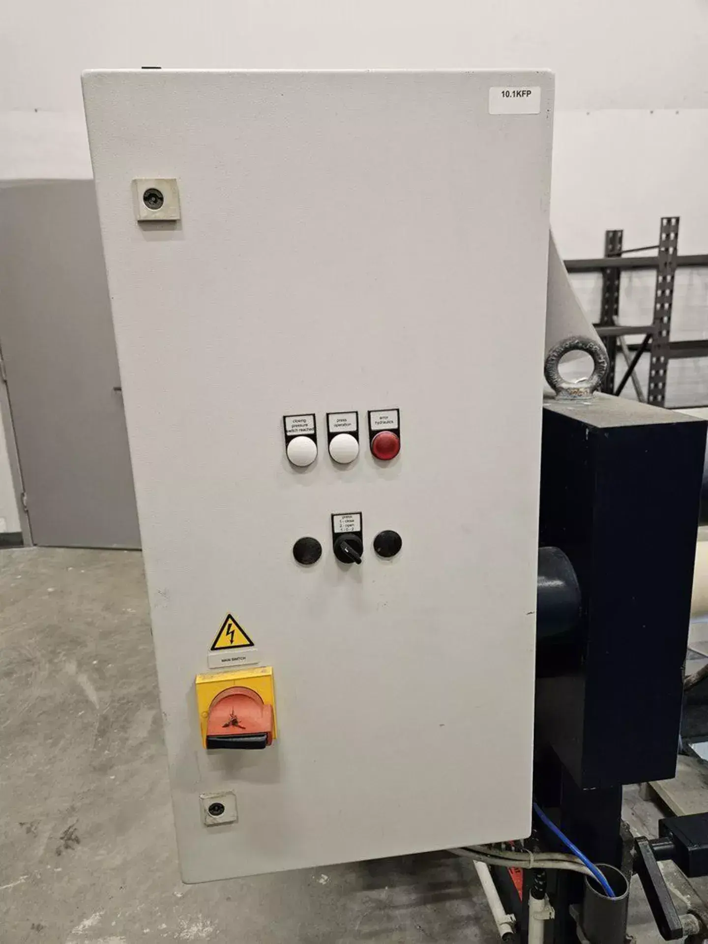 31.5" Simex G.m.b.h. #SPK80-35/40, hydraulic filter press, (42) 800mm x 800mm plates, 2017 - Image 5