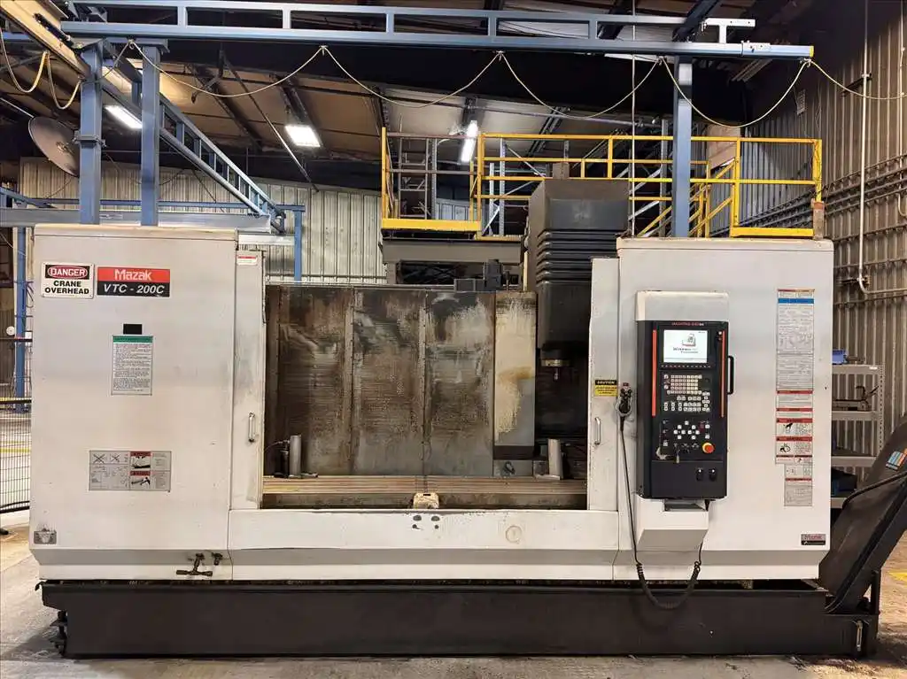 Mazak #VTC-200C, CNC vertical machining center, Mazatrol 640MN, 65" X, 20.1" Y, 20" Z, 12000 RPM, 24 - Image 2