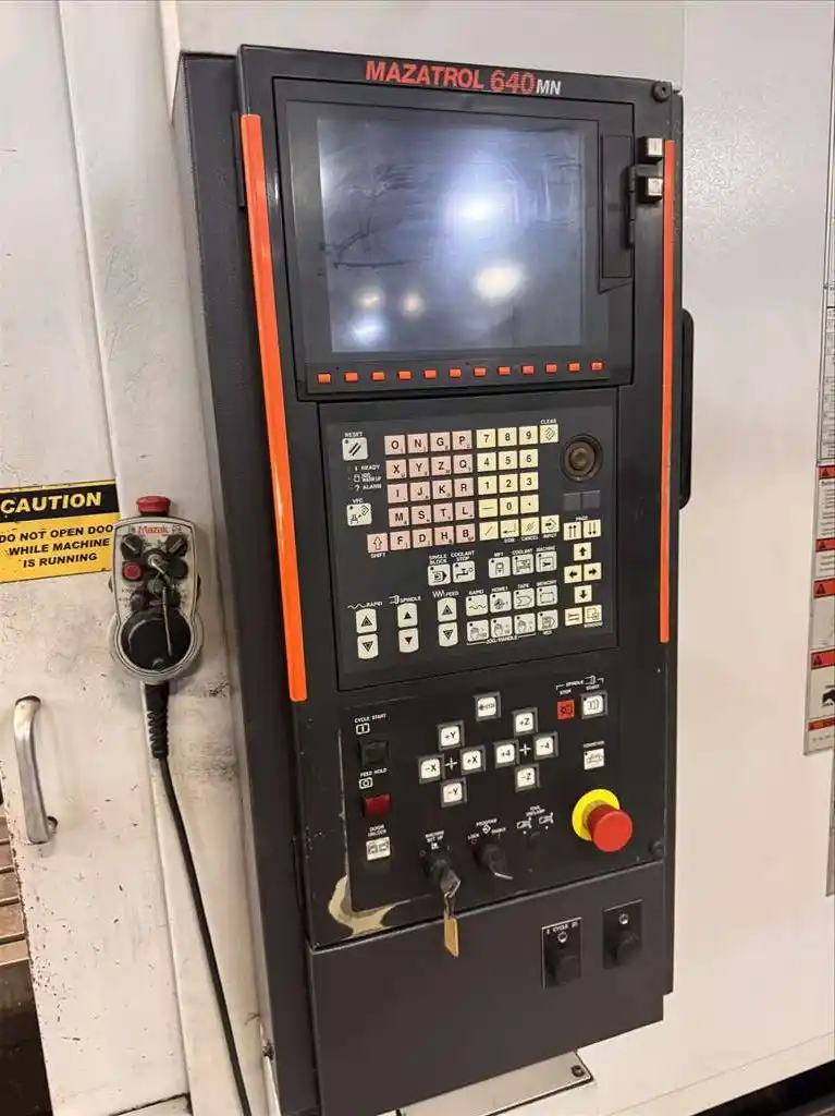 Mazak #VTC-200C, CNC vertical machining center, Mazatrol 640MN, 65" X, 20.1" Y, 20" Z, 12000 RPM, 24 - Image 8